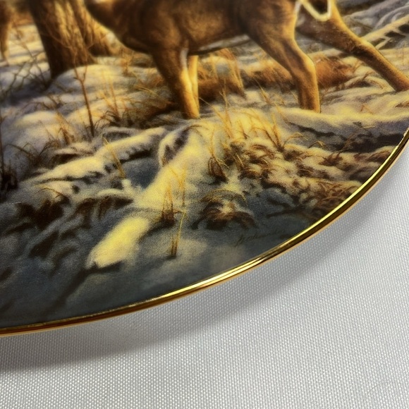 Winter’s Calm 1994 Limited Ed. Plate 16901D by Greg Alexander, Bradford Exch - Picture 5 of 11